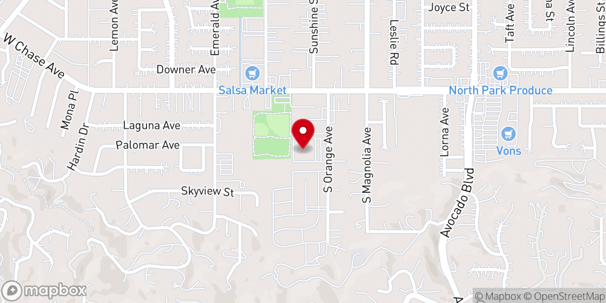 Map showing location of The Church of Jesus Christ of Latter-day Saints