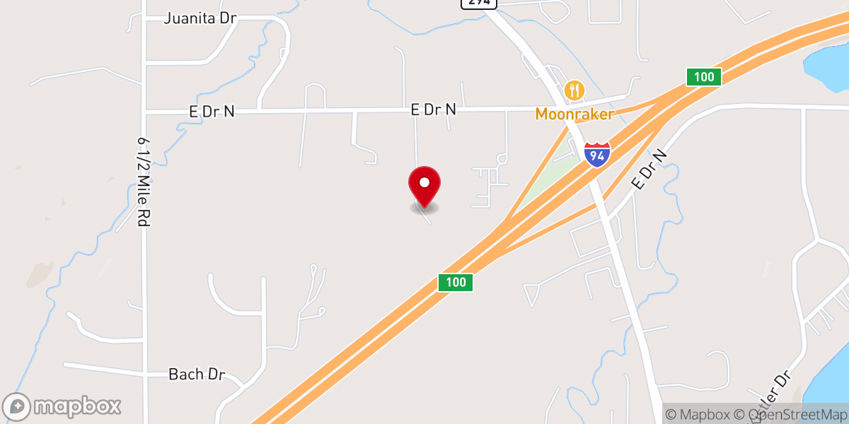 Map showing location of New Hope Apostolic Church