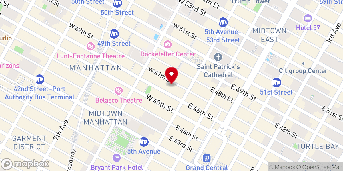 Map showing location of Rabbinical Beit Medrash Inc