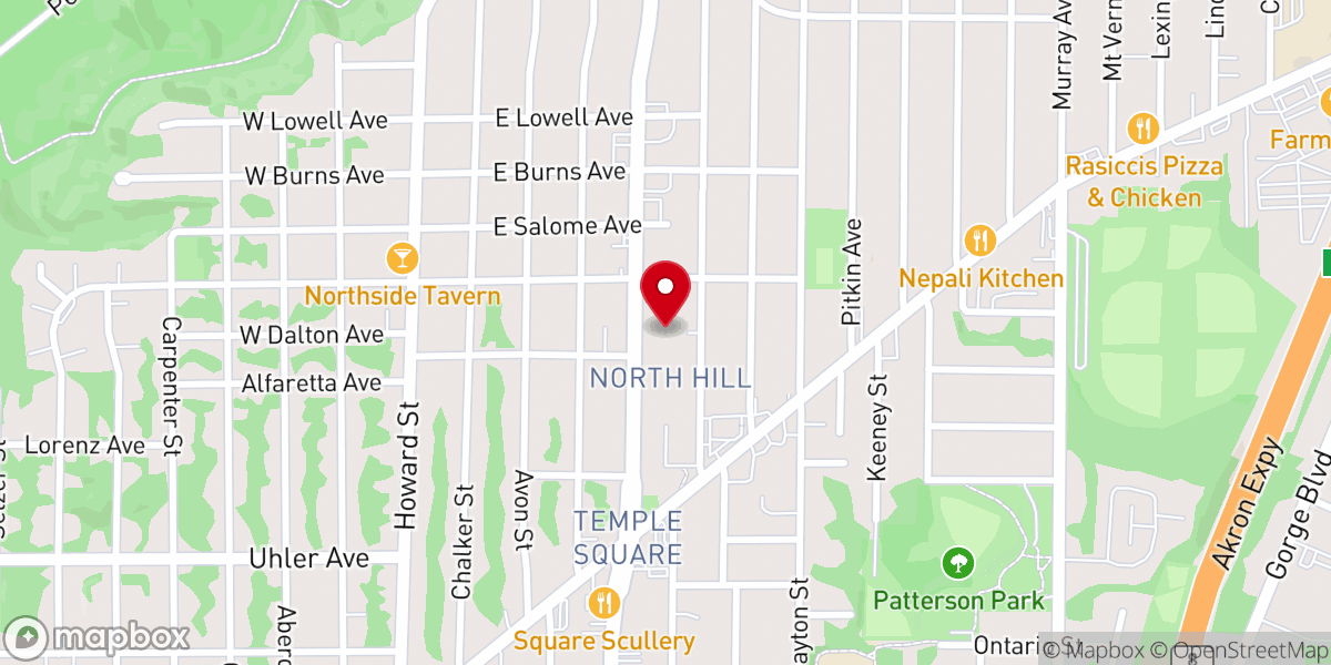 Map showing location of Trinity UCC