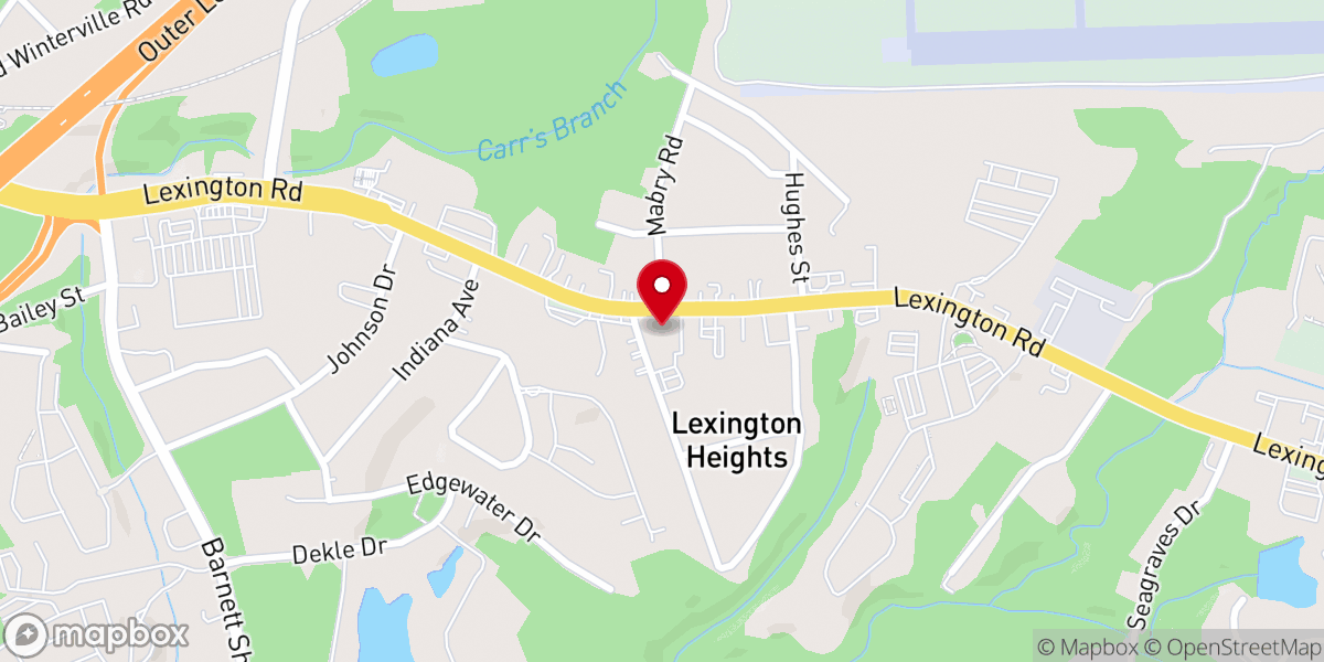 Map showing location of Living Hope Church
