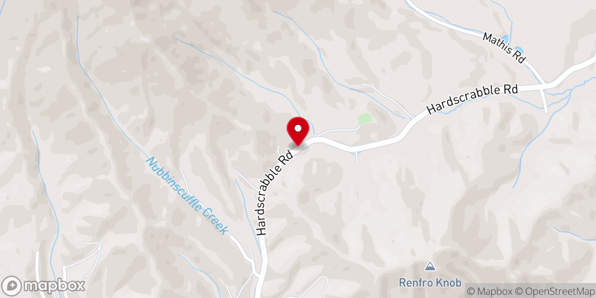 Map showing location of Elk Shoal Baptist Church