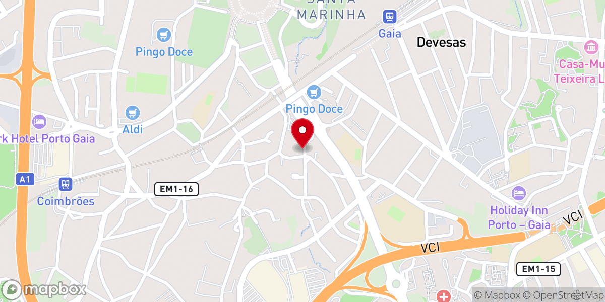Map showing location of Igreja De Deus Pentecostal Culto Evangélico