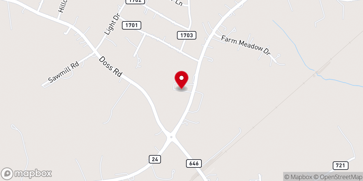 Map showing location of Providence Veterans Farm