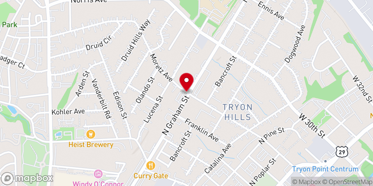 Map showing location of Missiongathering Christian Church