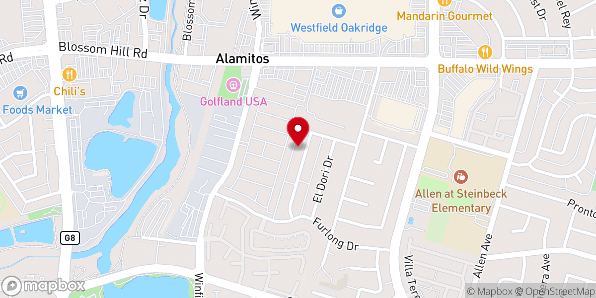 Map showing location of Michael Corner Ministries