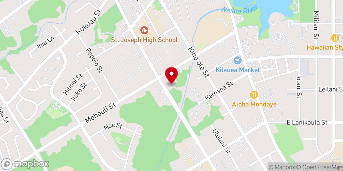 Map showing location of Christ Lutheran Church
