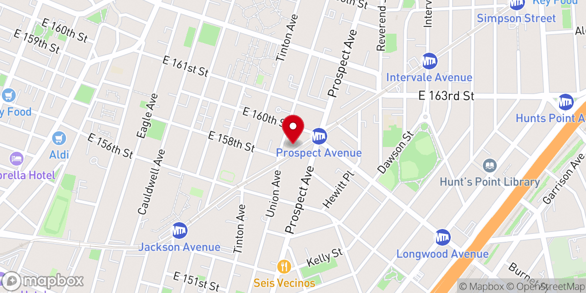 Map showing location of Osborne Association