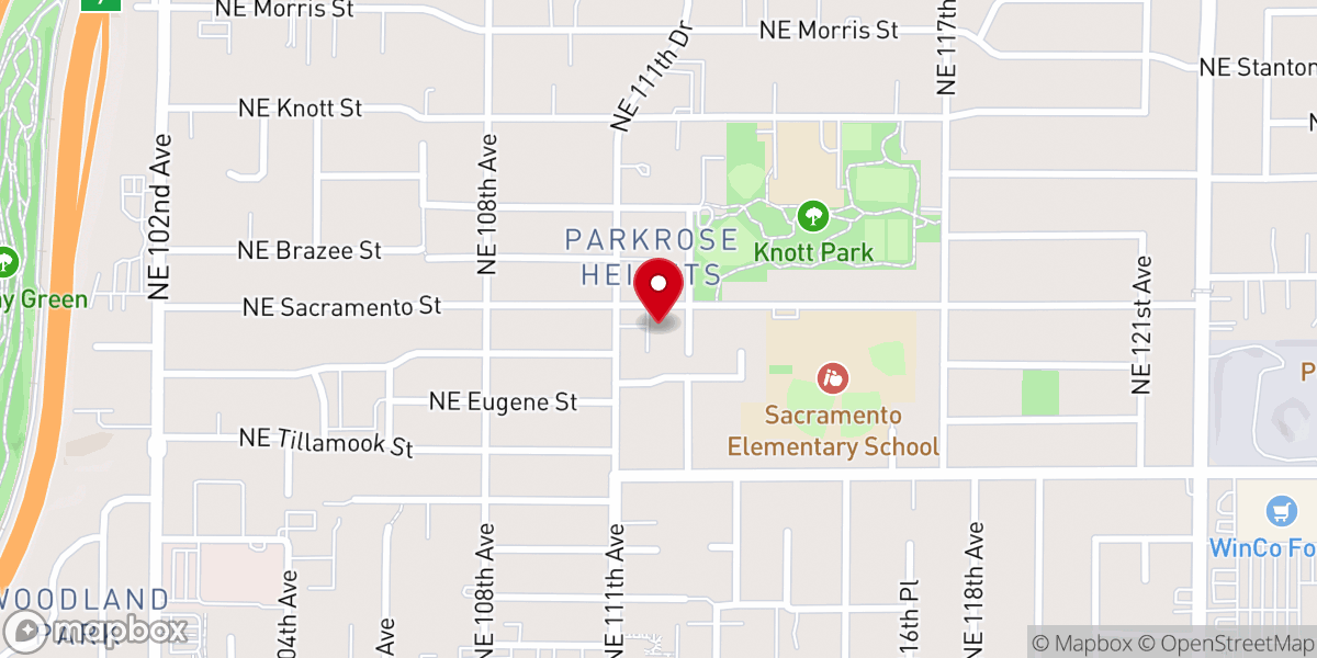 Map showing location of Church of God Seventh Day
