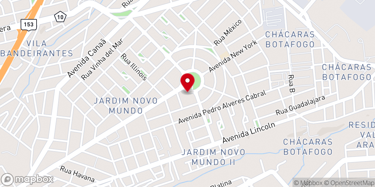 Map showing location of Paróquia Bom Jesus