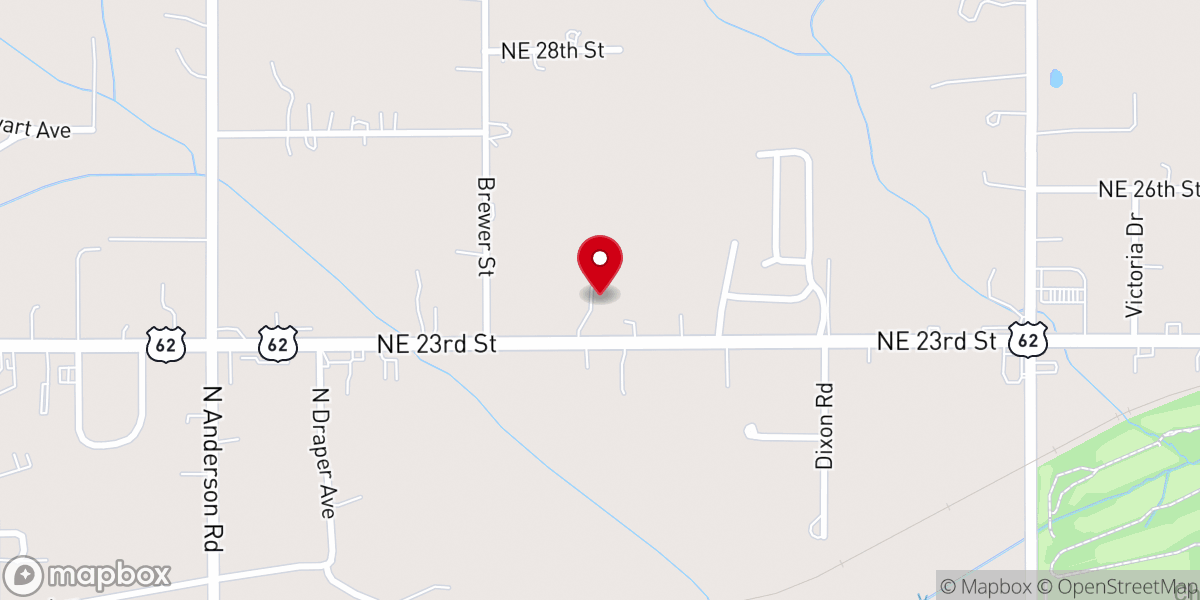 Map showing location of Family Church