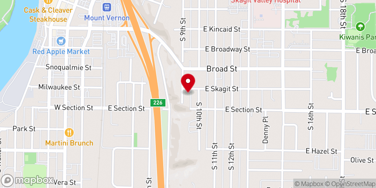 Map showing location of Home Church Northwest