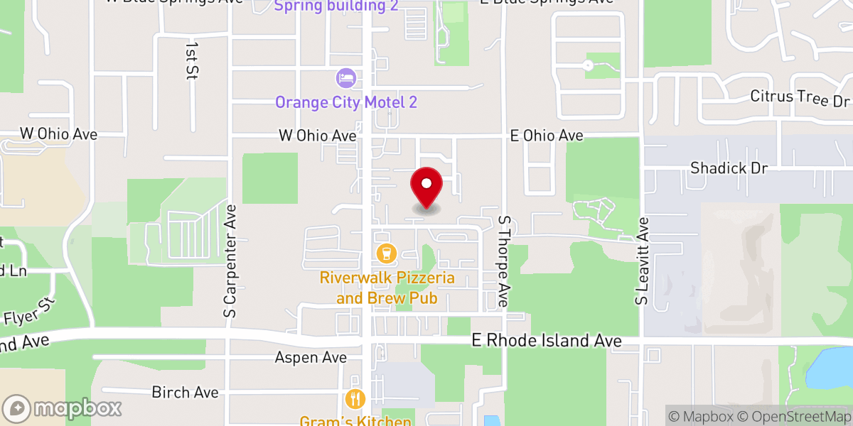 Map showing location of UCSS Spiritual Center