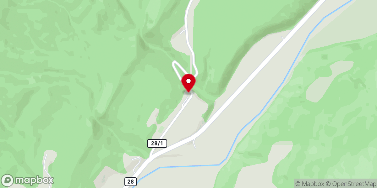 Map showing location of Pleasant Valley Church