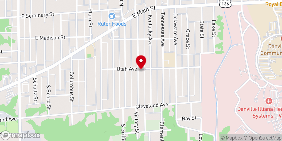 Map showing location of New Hope Church-God In Christ