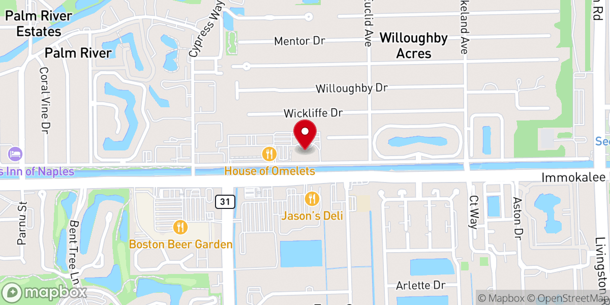 Map showing location of Vanderbilt Presbyterian Church