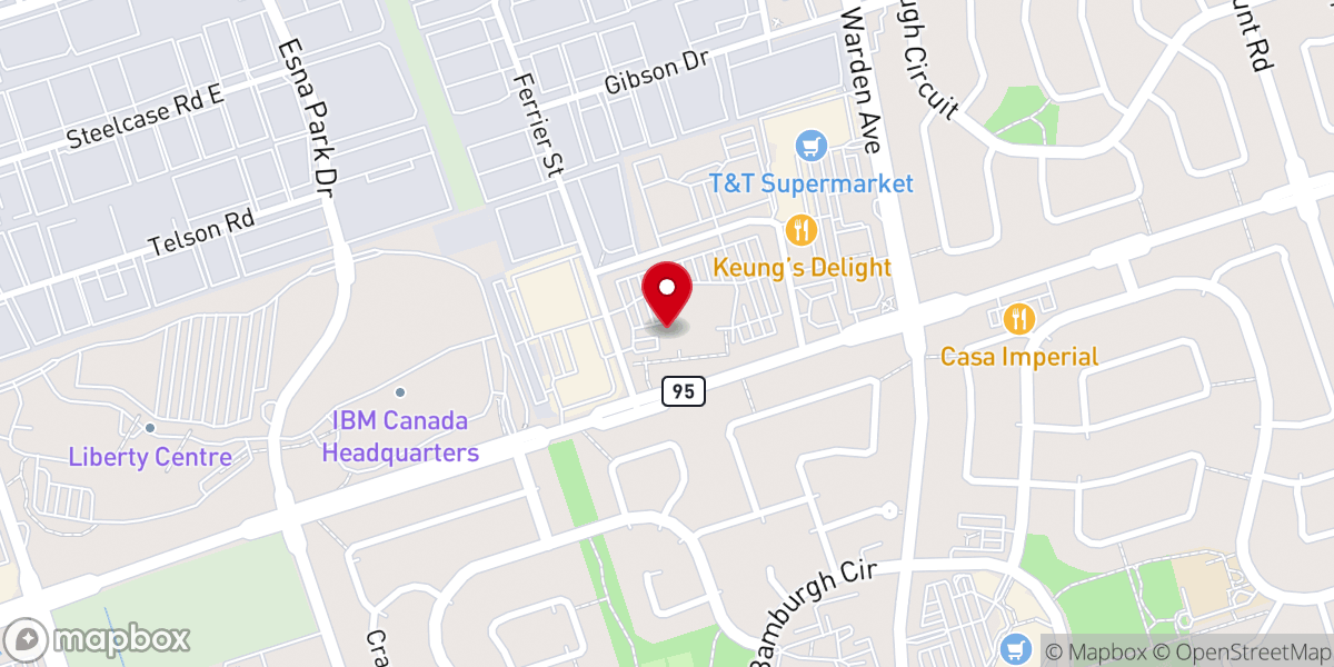 Map showing location of St. Mark Coptic Orthodox Cathedral