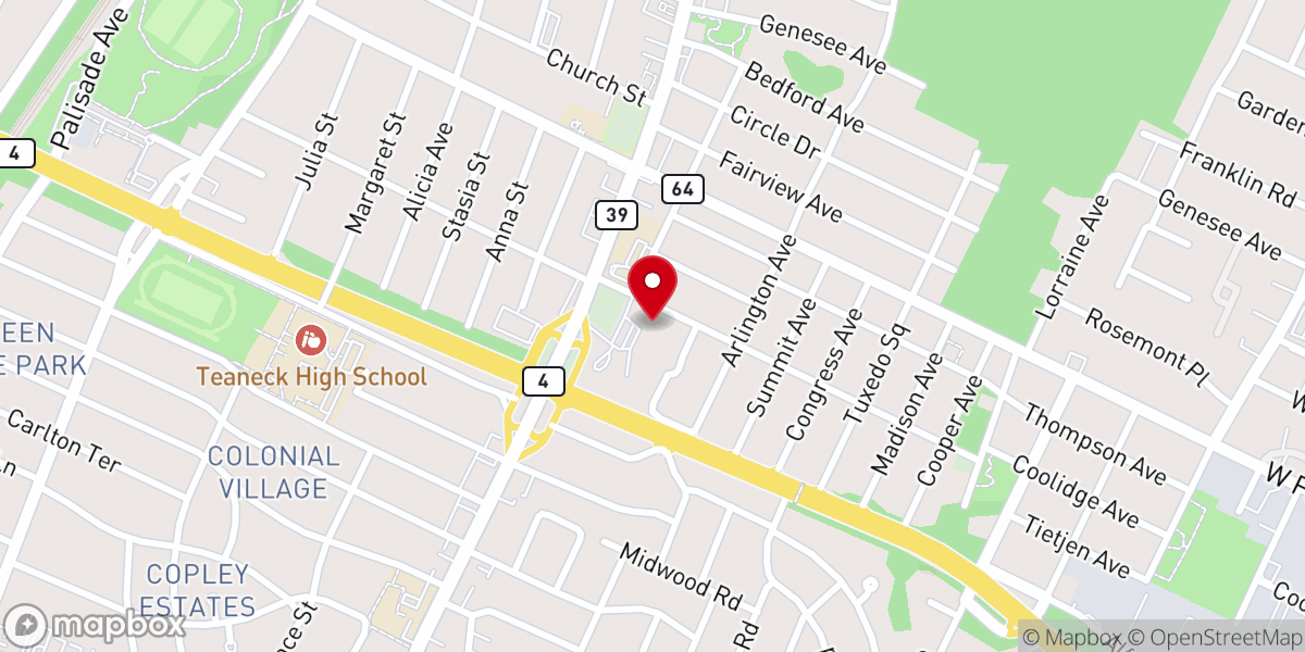 Map showing location of St Anastasia Roman Catholic Church