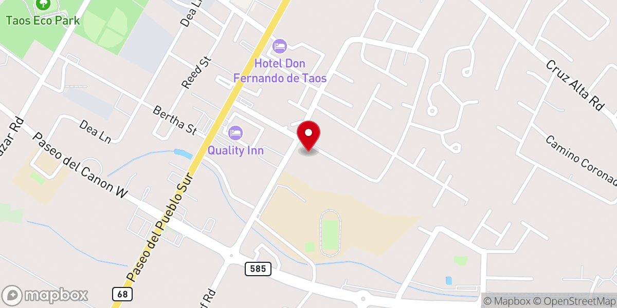Map showing location of St James Episcopal Church
