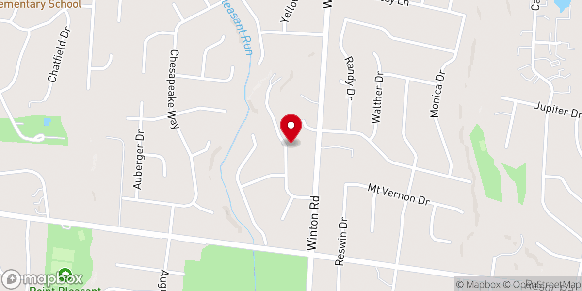 Map showing location of Fairfield Missionary Church