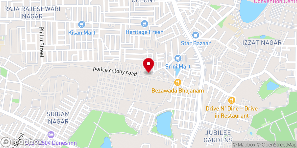 Map showing location of Infant Jesus Syro Malabar catholic church Kondapur(Malayalam Mass centre near to Hitech city)