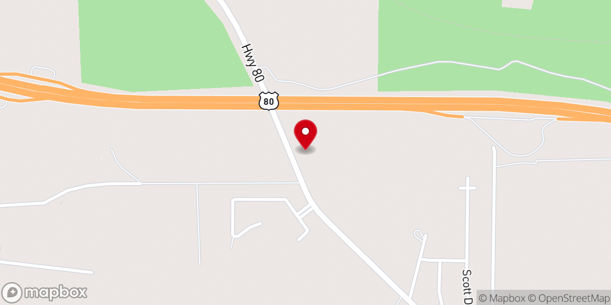 Map showing location of Victory Missionary Baptist Church