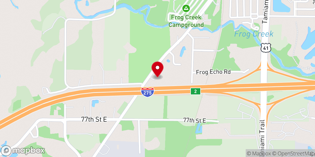 Map showing location of Living Grace Fellowship