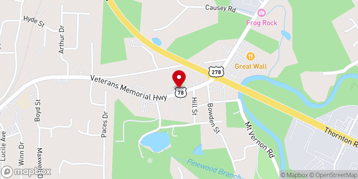Map showing location of The Church of God of the Union Assembly