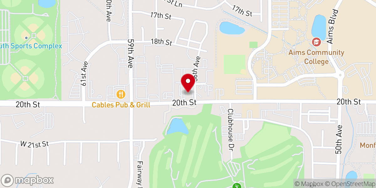 Map showing location of Mercy Church