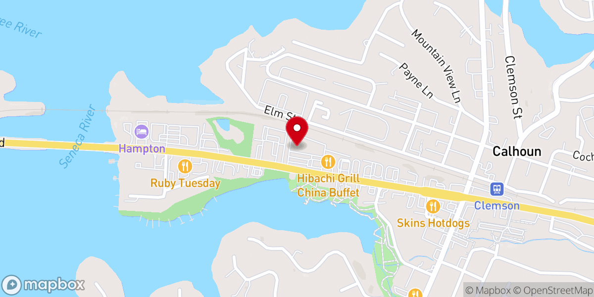 Map showing location of Crosspoint Church