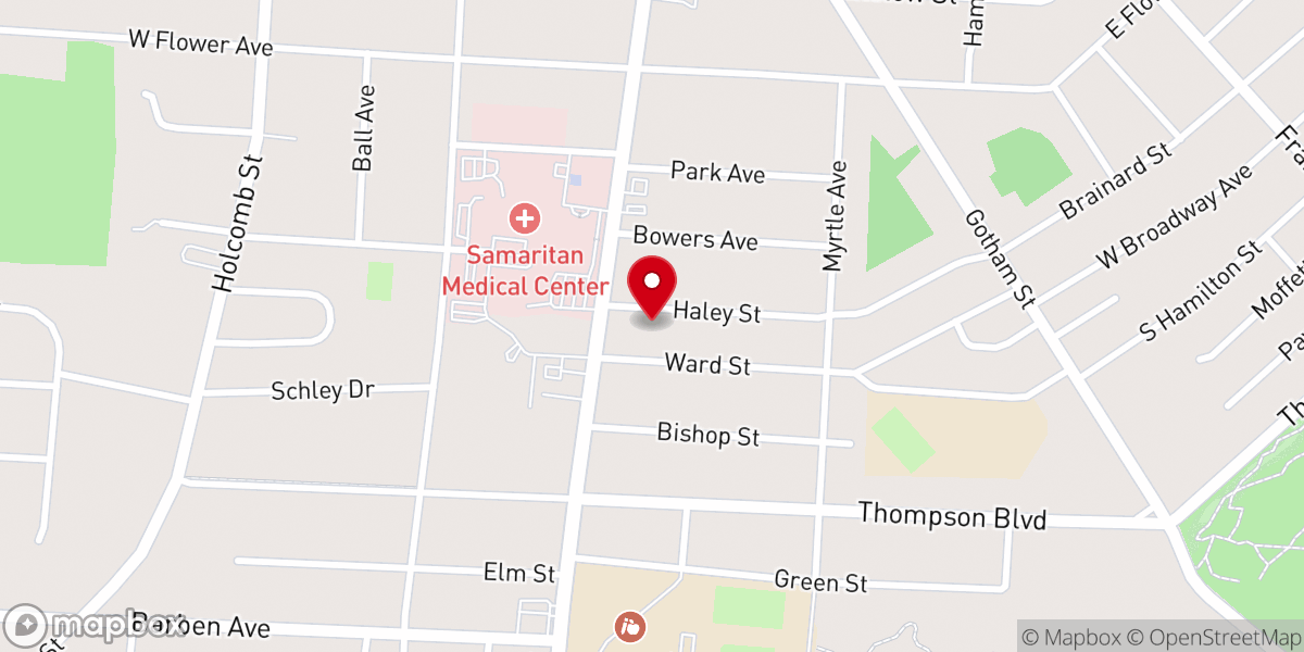 Map showing location of aNew Way Assembly of God