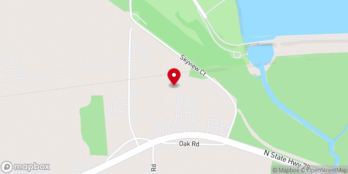 Map showing location of Church of God