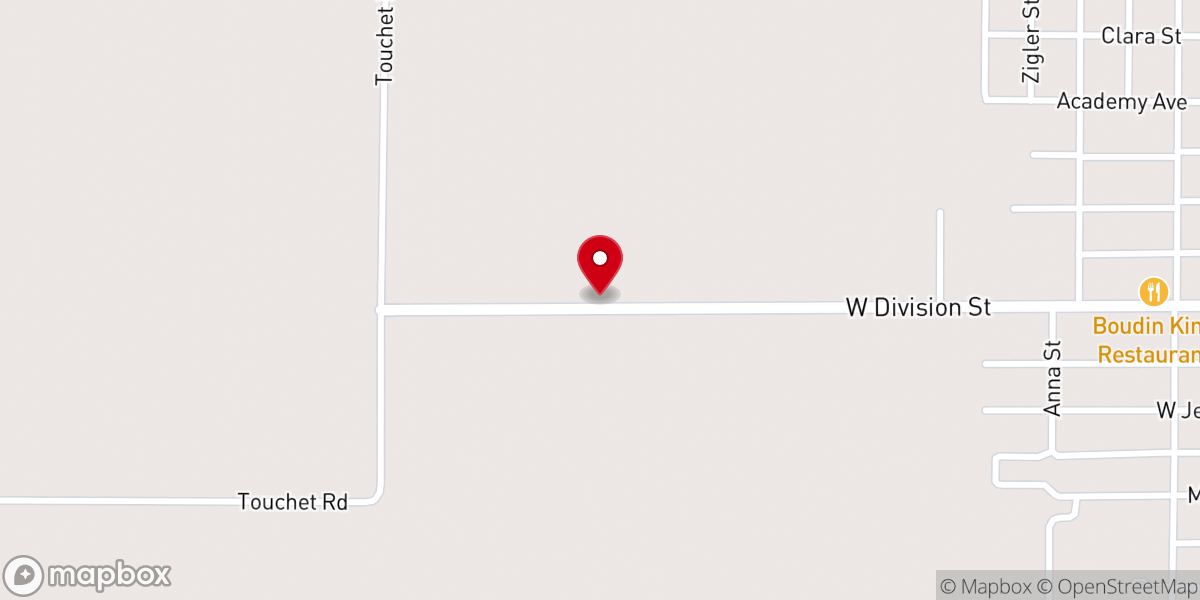 Map showing location of Jenning's Greater First Apostolic Church