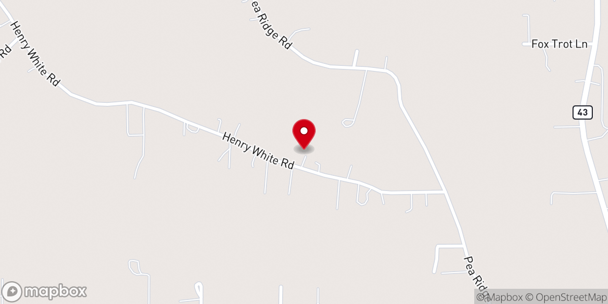 Map showing location of Trinity Prayer and Praise Center Inc