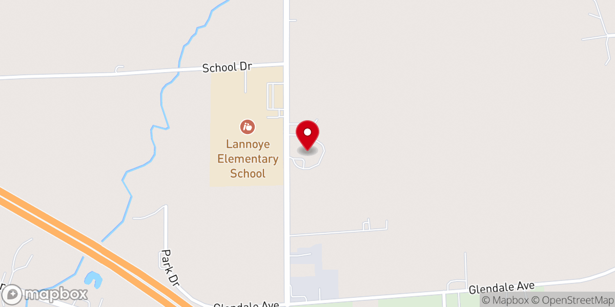 Map showing location of Peace Lutheran Church-ELCA