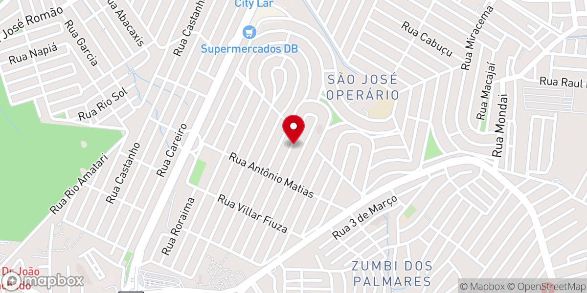 Map showing location of Igreja Evangélica Reformada do Amazonas - IERAM