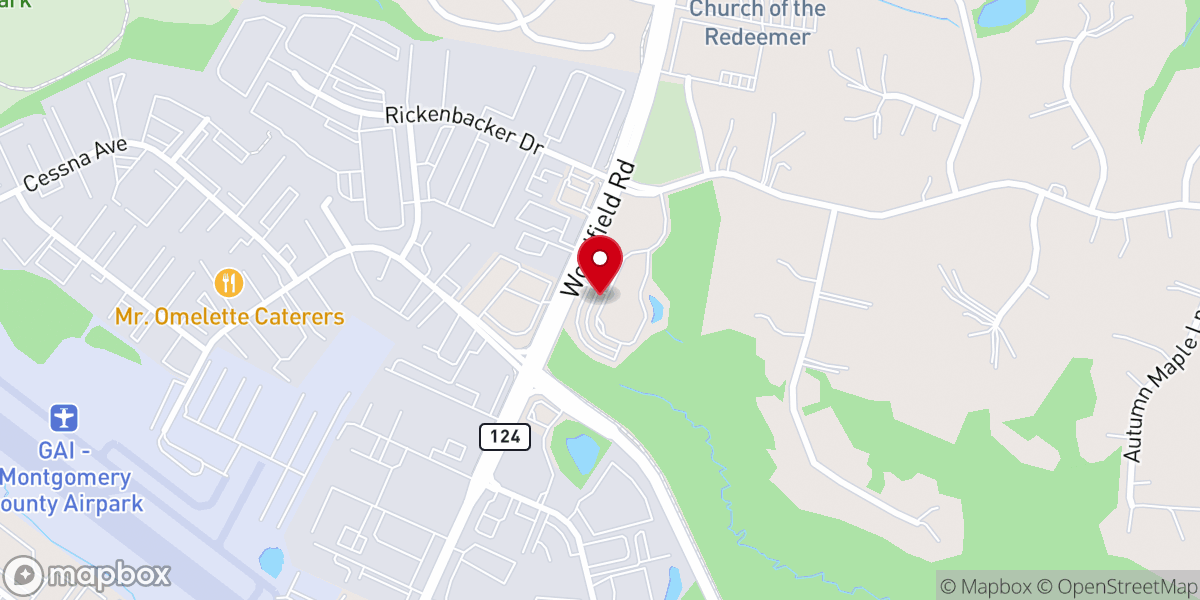 Map showing location of Interdenominational Church of God