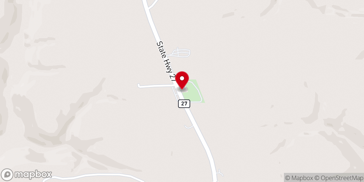 Map showing location of Utica Lutheran Church