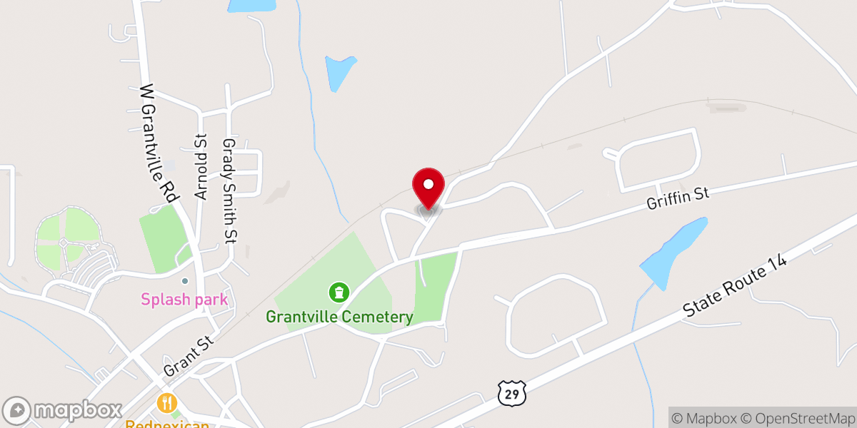 Map showing location of Greater Jehovah Baptist Church