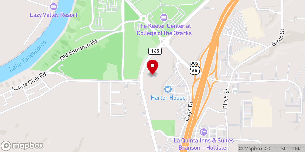 Map showing location of The Way Baptist Church