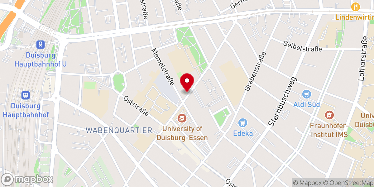 Map showing location of Thomas Gemeinde