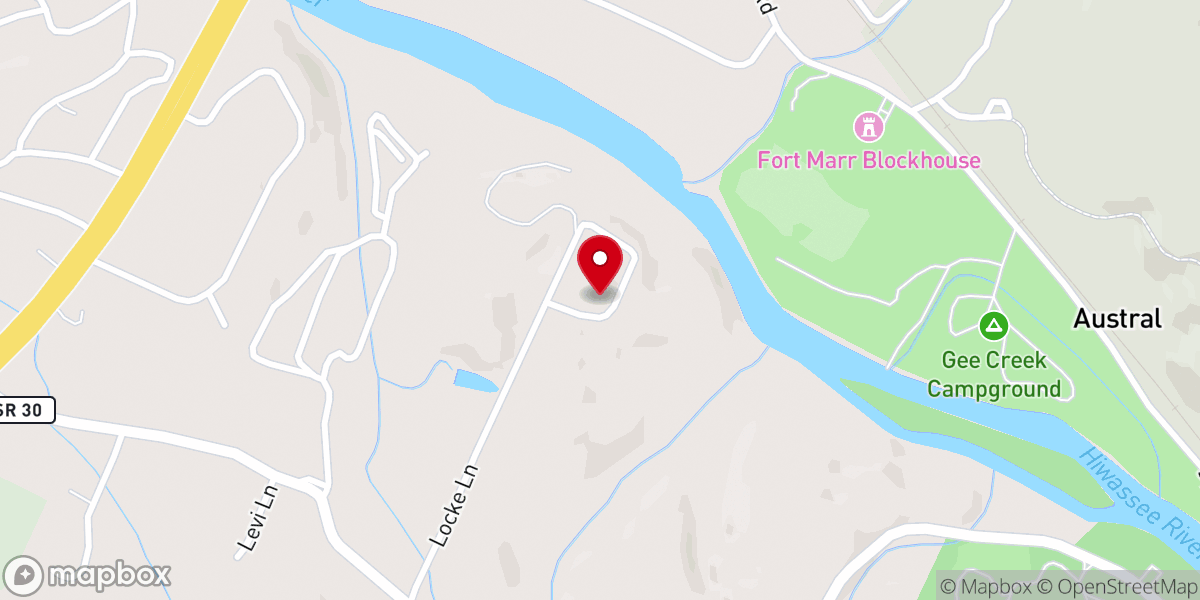 Map showing location of Christ Prince of Peace Retreat Center