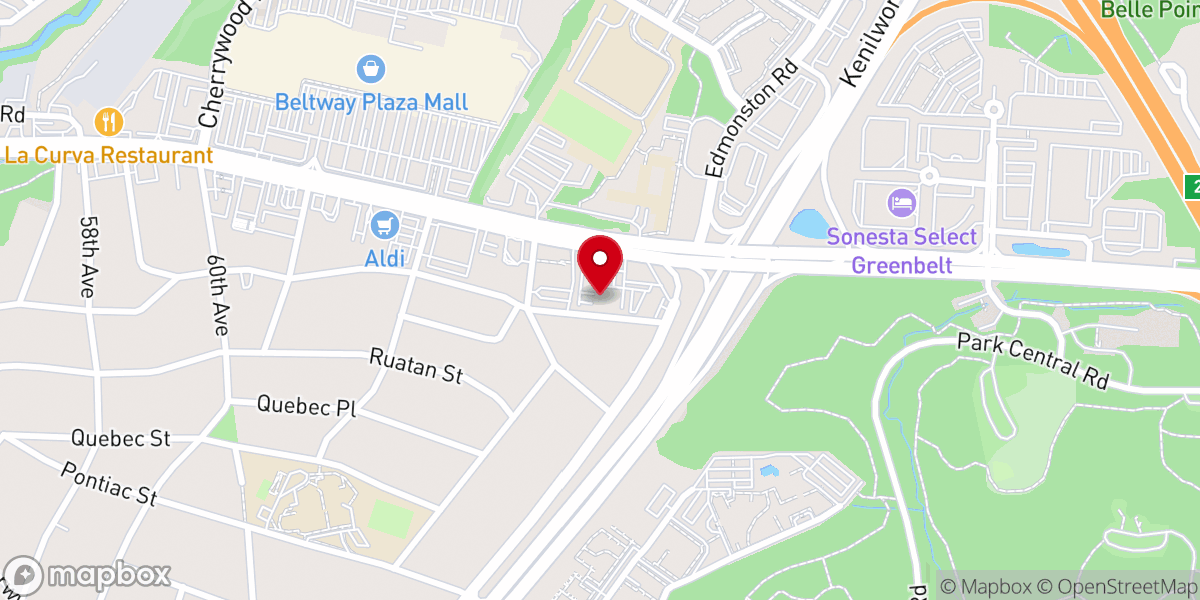 Map showing location of Christ Embassy Hyattsville Greenbelt