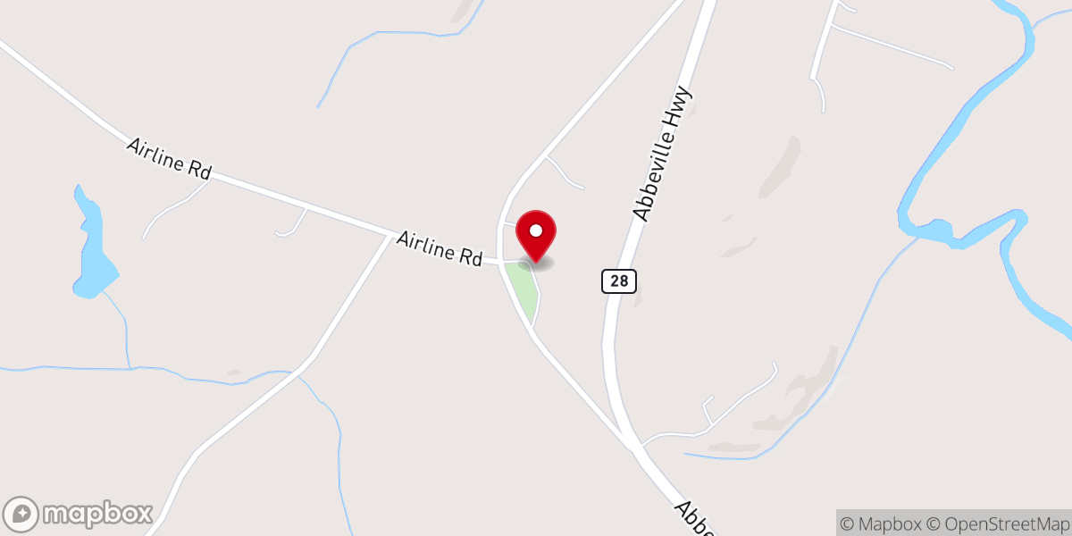 Map showing location of Varennes Presbyterian Church