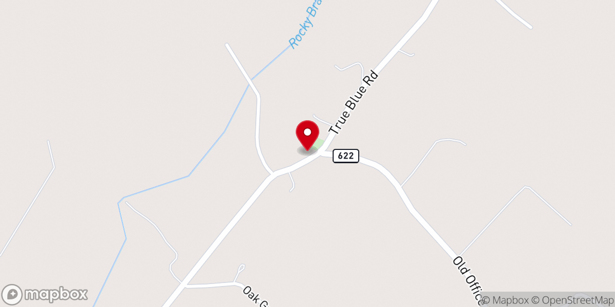 Map showing location of City of Refuge Baptist Church