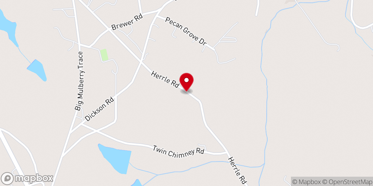 Map showing location of Mt Zion Baptist Church of Gramling
