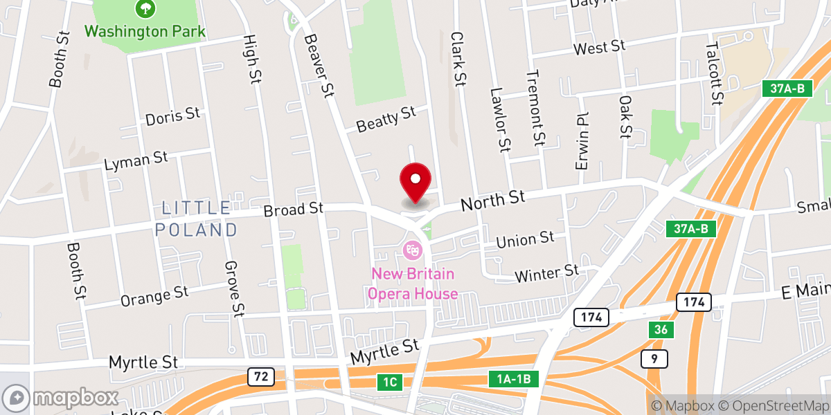 Map showing location of The Redeemed Christian Church of God