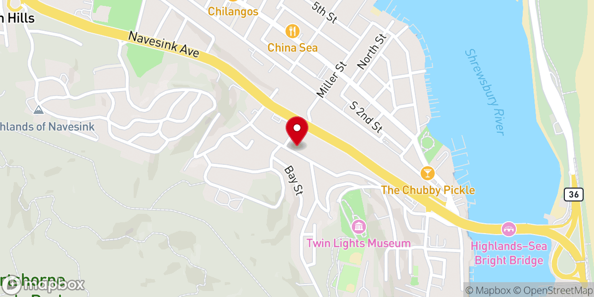 Map showing location of OLPH-Saint Agnes Parish