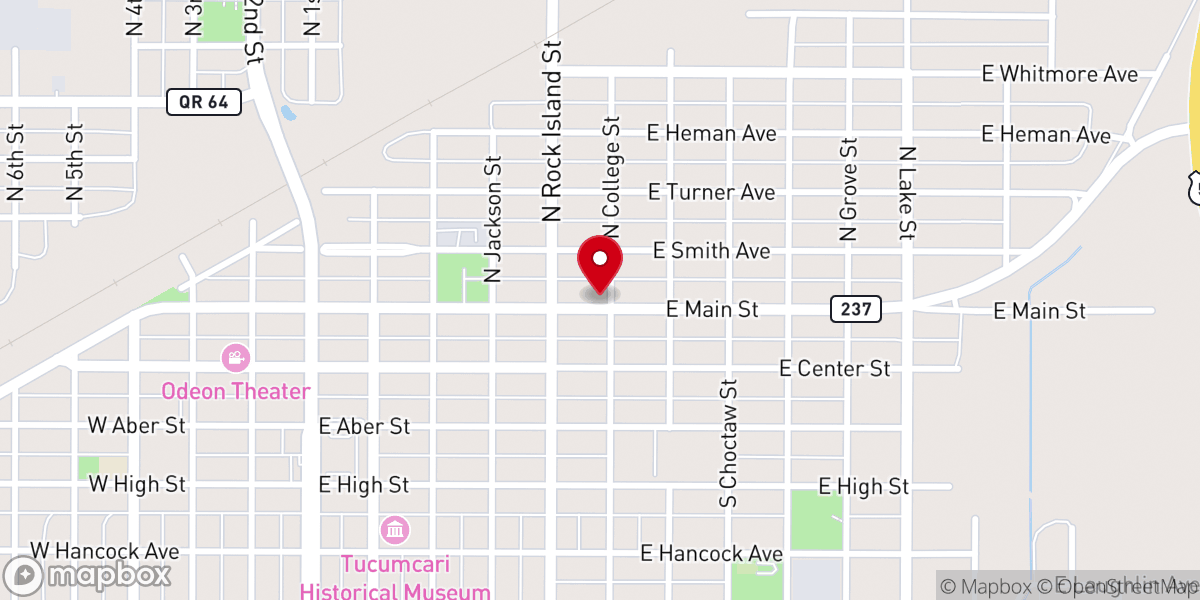 Map showing location of First Spanish Baptist Church