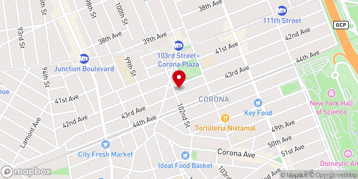 Map showing location of Renewal Church